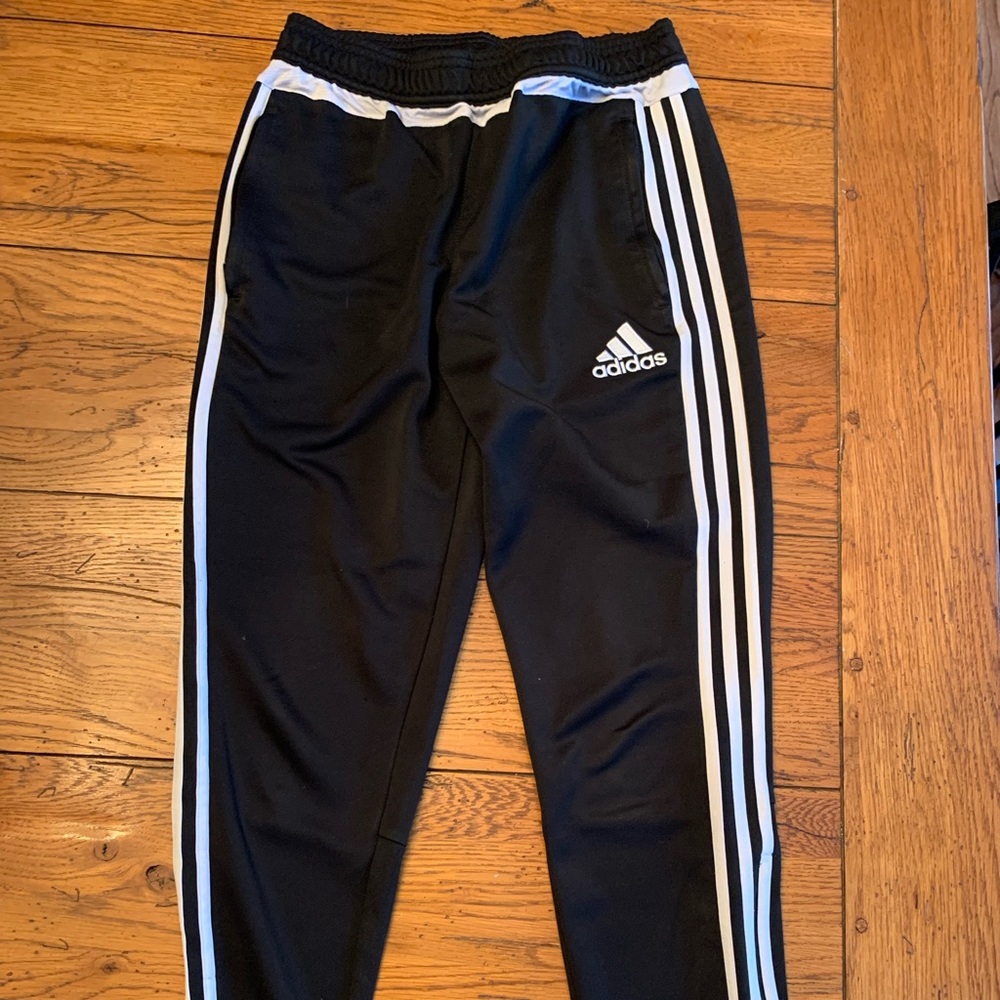 Adidas workout pants youth large